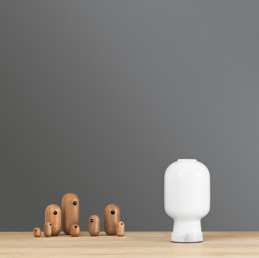 Little Bird Figurica 4,5 cm prirodni hrast