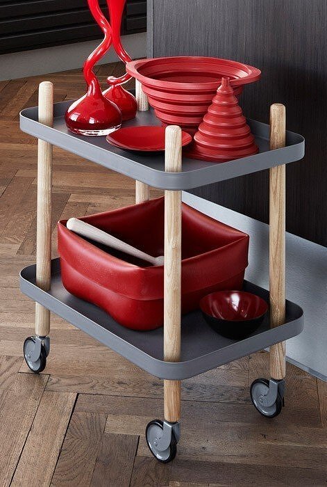 Normann Ensemble de toilette, rouge