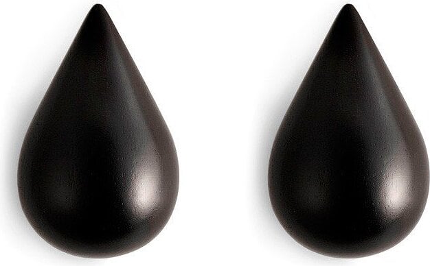 Colgadores Dropit, pequeños, blancos, 2 unidades