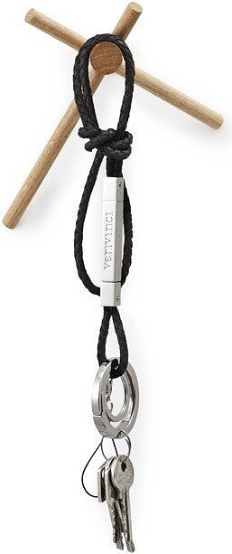 Sticks Normann Patères, noires, Lot de 2