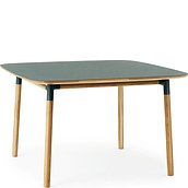 Stół Form 120x120 cm zielony