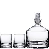 Alba Karaffe für Whisky mit 2 Gläsern 3 El.