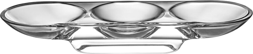 Bandeja triple Silhouette, para servir