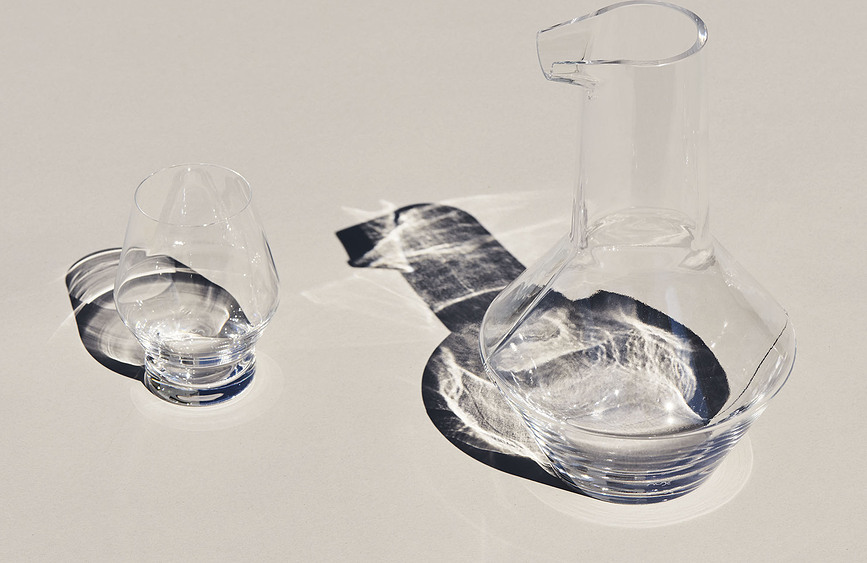 Beak Verres 350 ml, fumés, Lot de 2