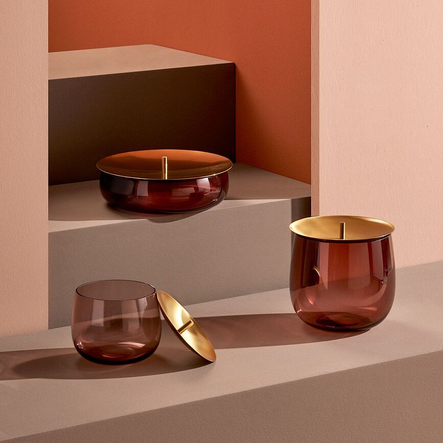 Beret Δοχείο Αποθήκευσης S, καραμελέ