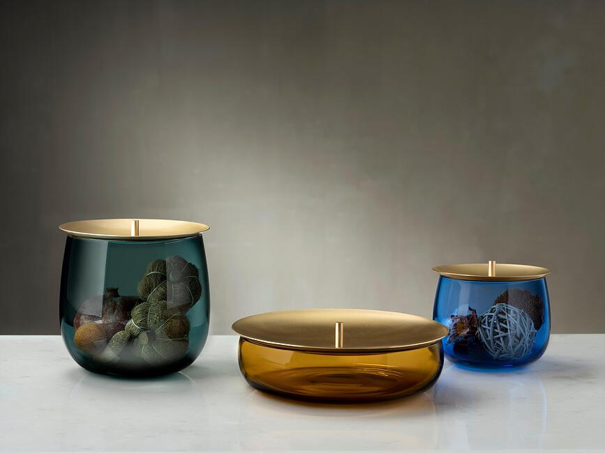 Beret Κουτί Αποθήκευσης Μ, κεχριμπαρένιο