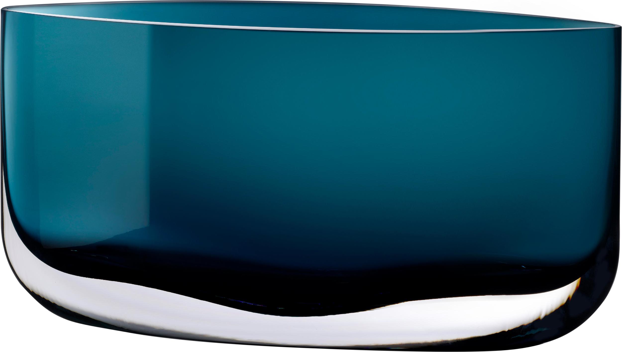 Blade Vase 20 cm meerblau
