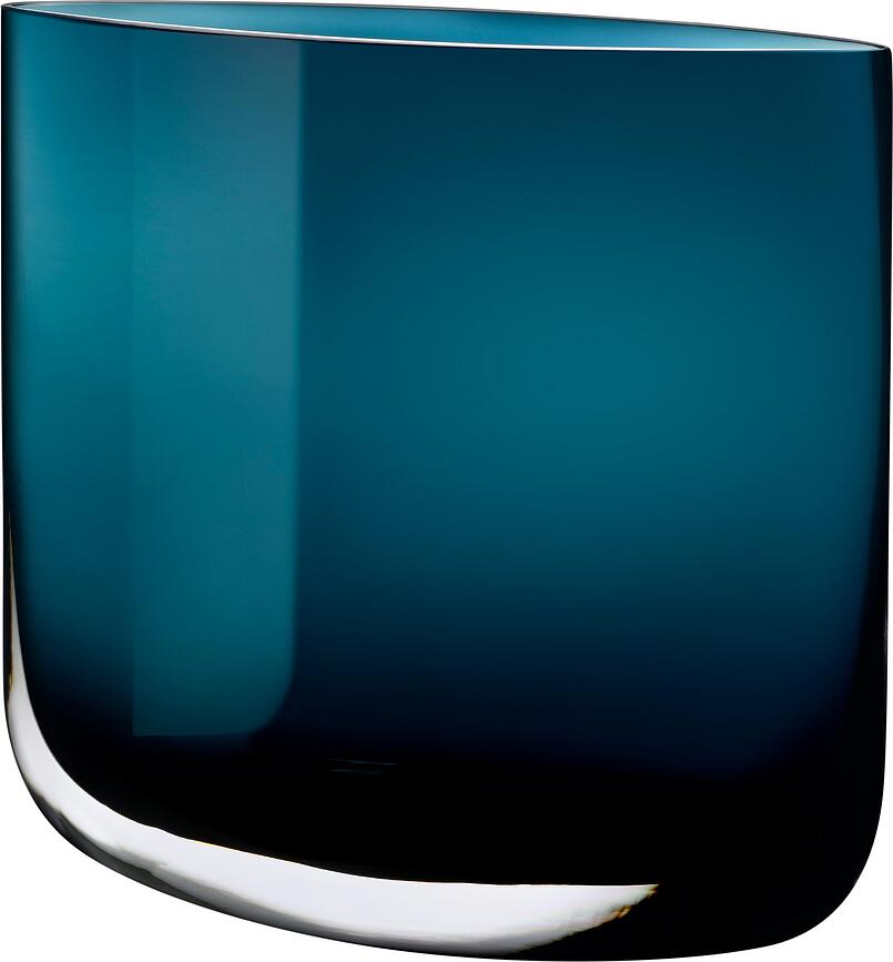 Blade Vase 30 cm, bleu océan