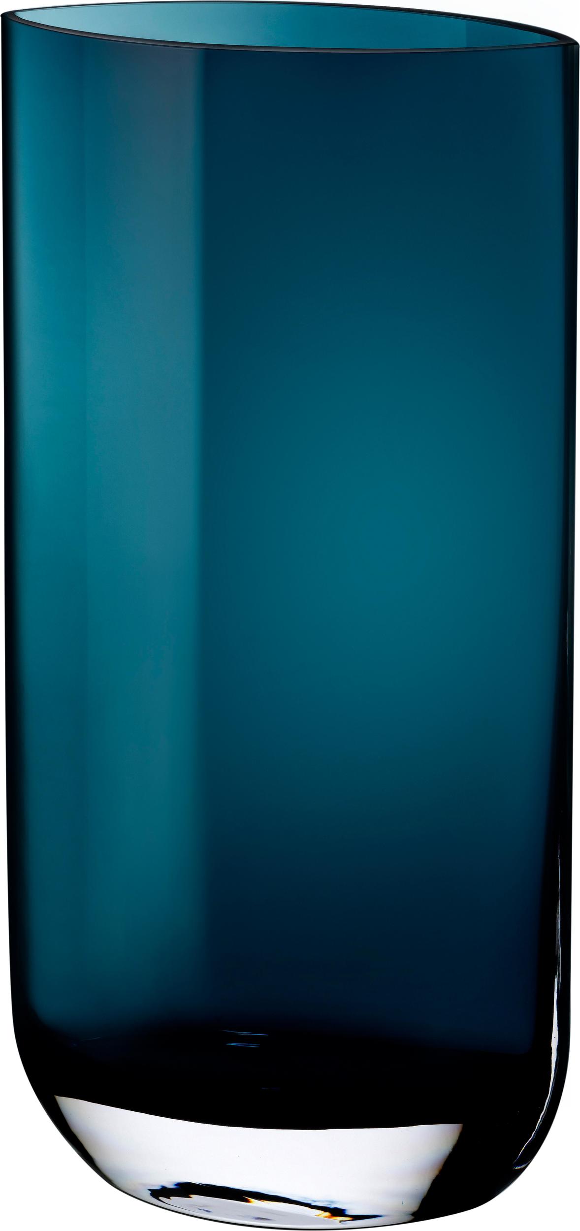 Blade Vase 40 cm meerblau