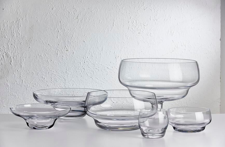 Bol Heads Up, 22 cm, transparente