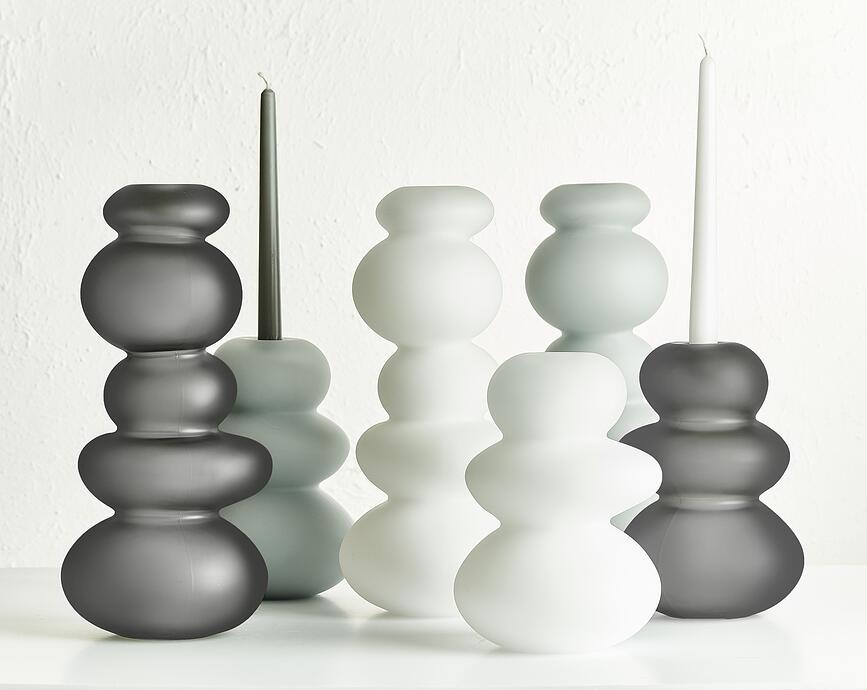 Cairn S Κηροπήγιο για κλασικό κερί, καπνιστό