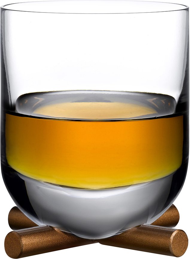 Camp Whisky glass 350 ml with a saucer