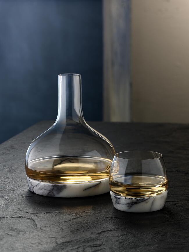 Chill Carafe avec socle en marbre