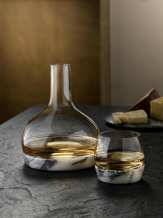 Chill Verre à Whisky avec base en marbre