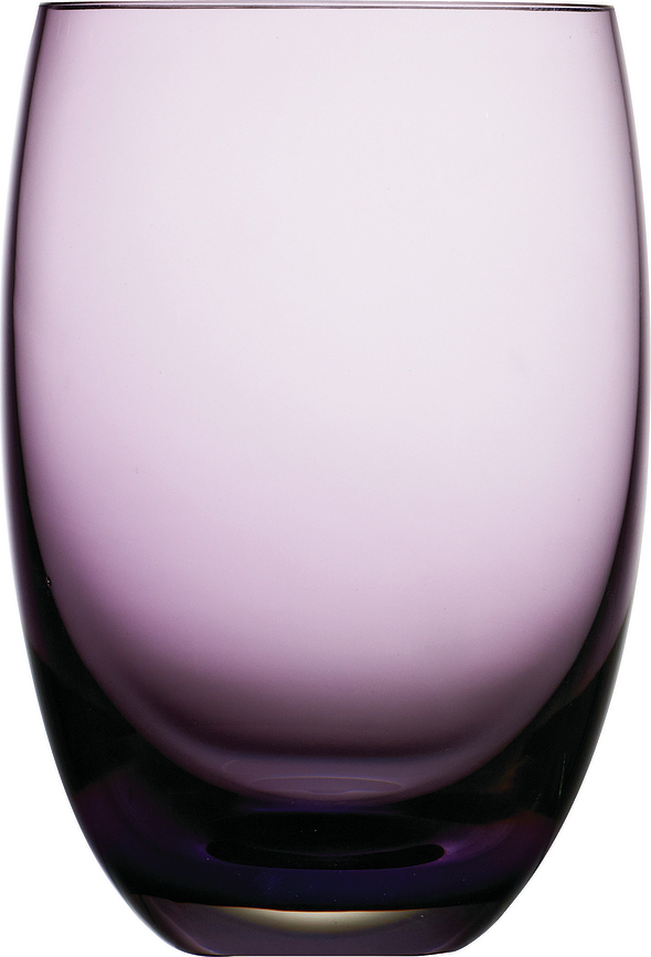 Colored O Verres 400 ml, bordeaux, Lot de 4