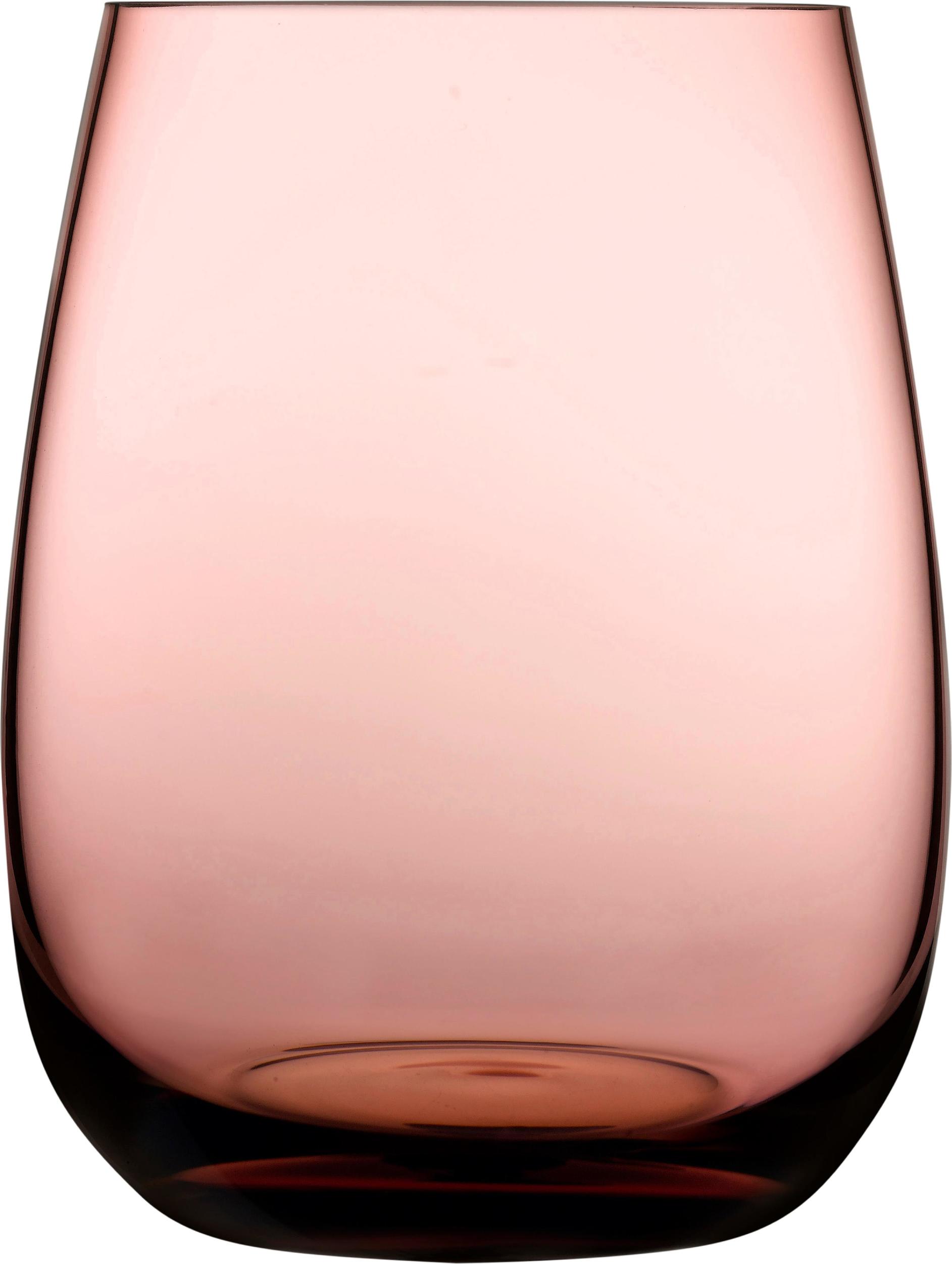 Colored U Gläser 440 ml karamellfarbig 4 St.
