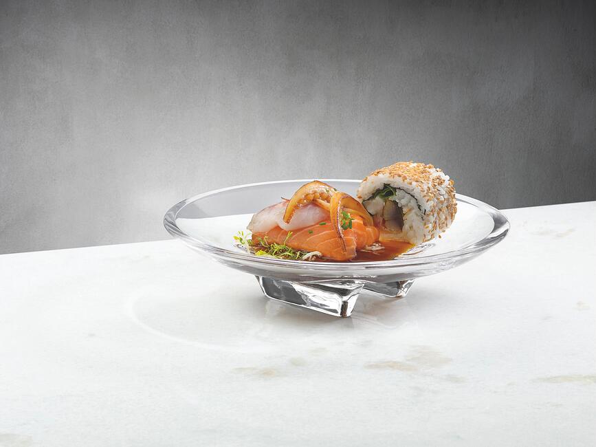 Cuenco con pie Silhouette, 19,6 cm