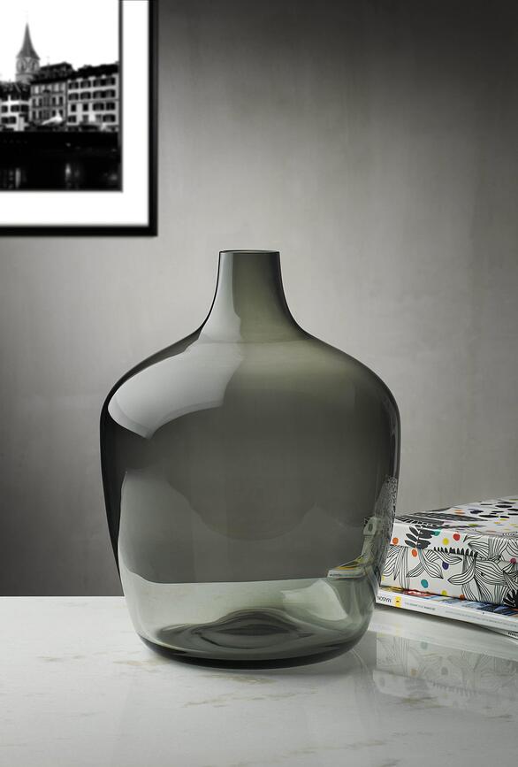 Dame Jeanne Vase 34 cm, fumé