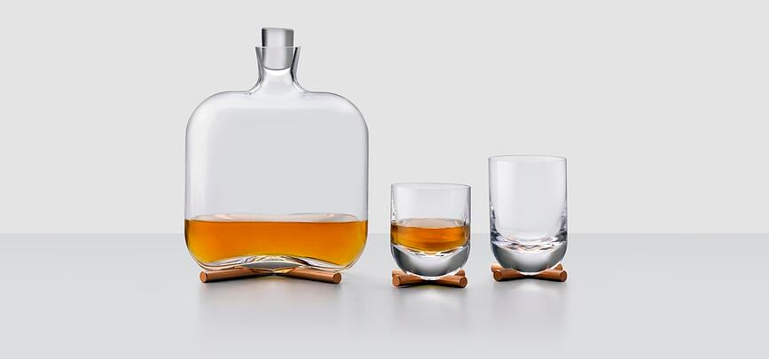 Decantador para whisky Camp, 1,5 L, con base