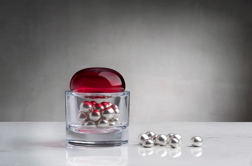 Ecrin S Κουτί αποθήκευσης με καπάκι, θαλασσί