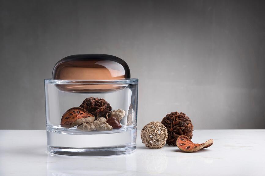 Ecrin L Kutija s poklopcem karamel