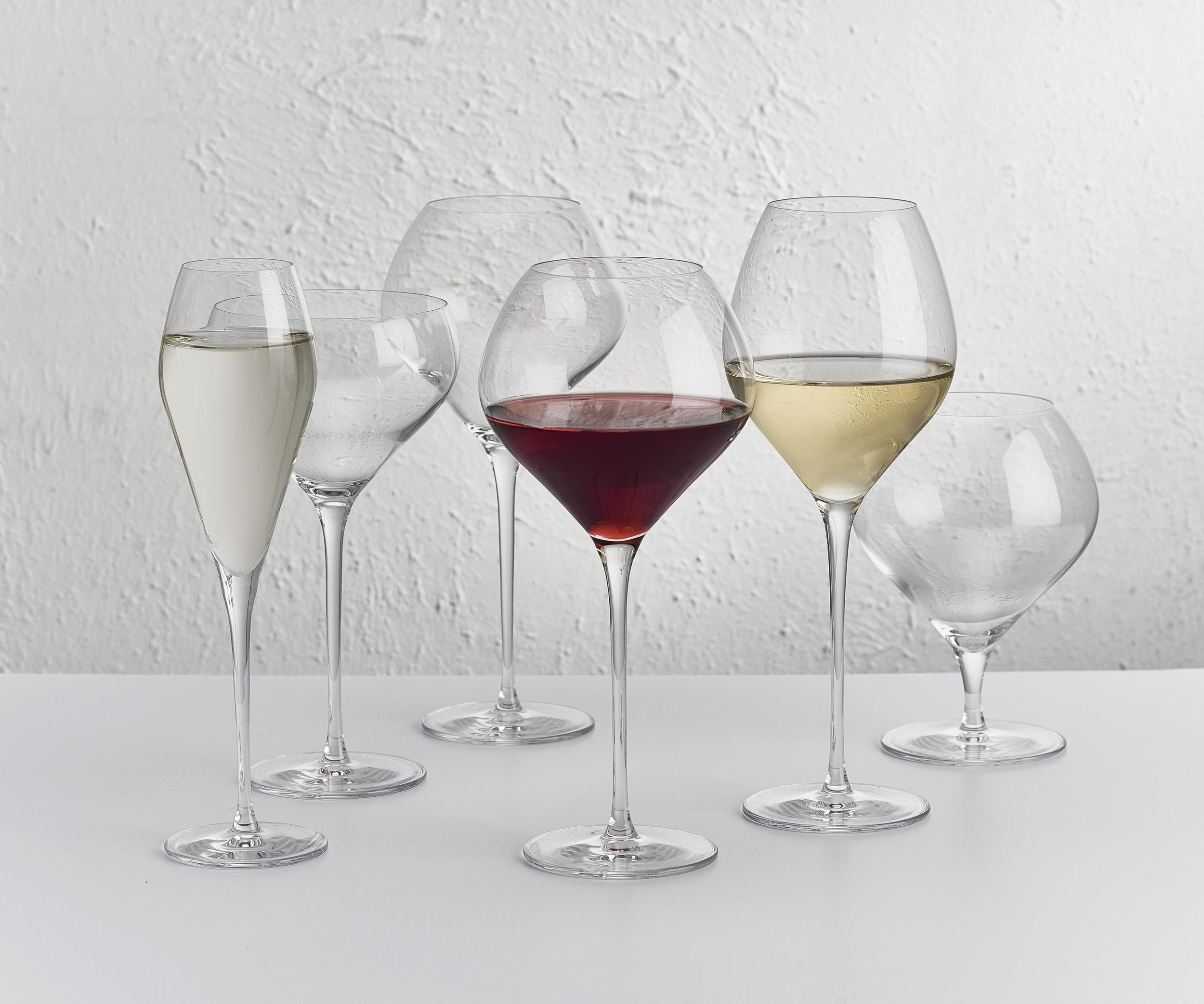 Nude Glass Fantasy White Wine Glasses, Set of 2