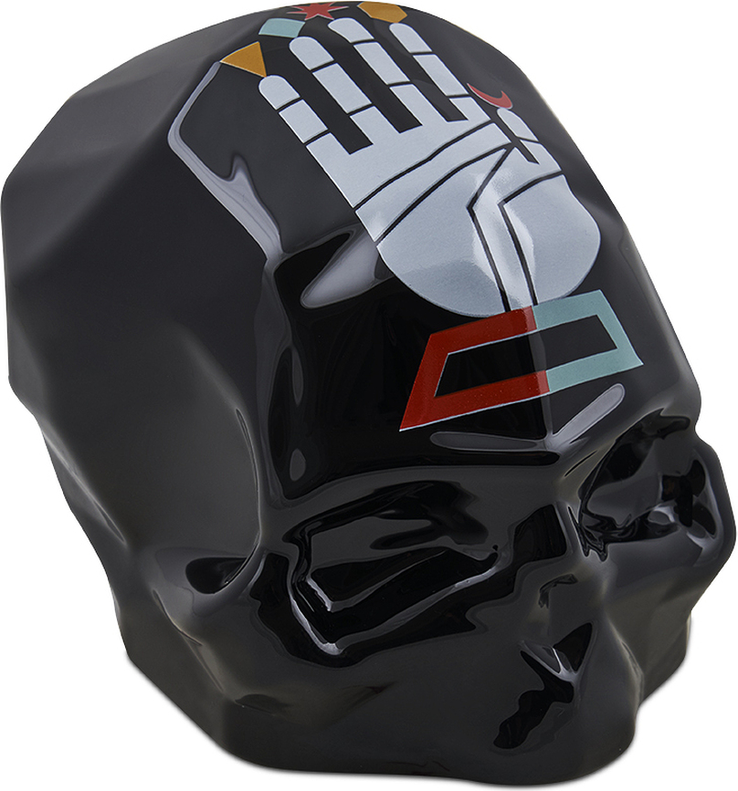 Figura decorativa de calavera Memento Mori Rock & Pop by Luca Font 932, talla S