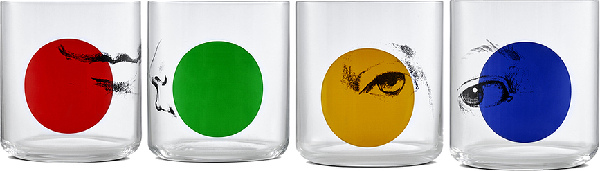 Finesse Rock & Pop Verres à Whisky, Lot de 4