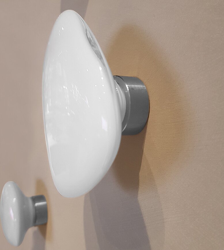 Perchero de pared Pebbles M, rosa