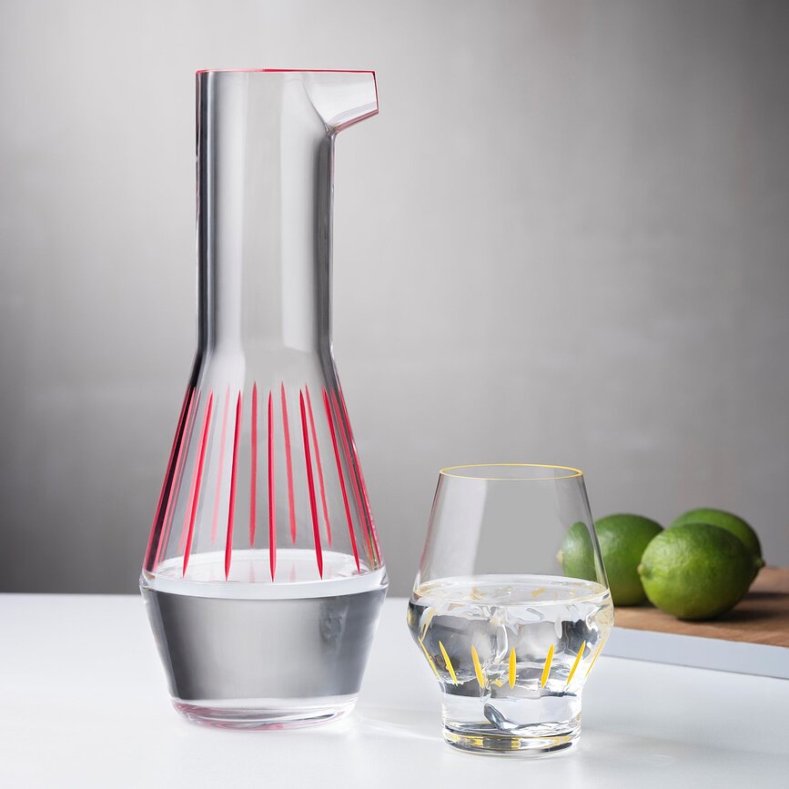 Garrafa de cristal Beak Iris Apfel Inspiration 1 l