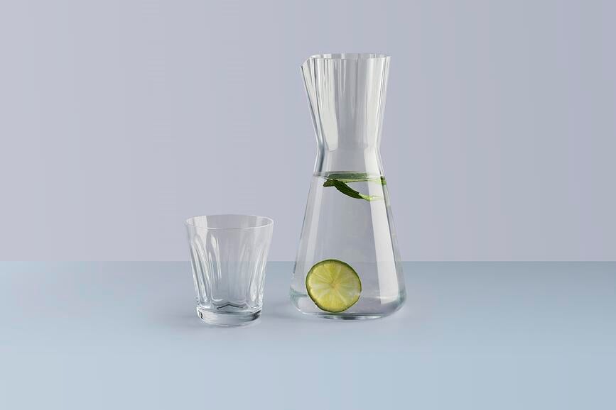 Garrafa para agua Lady, blanca