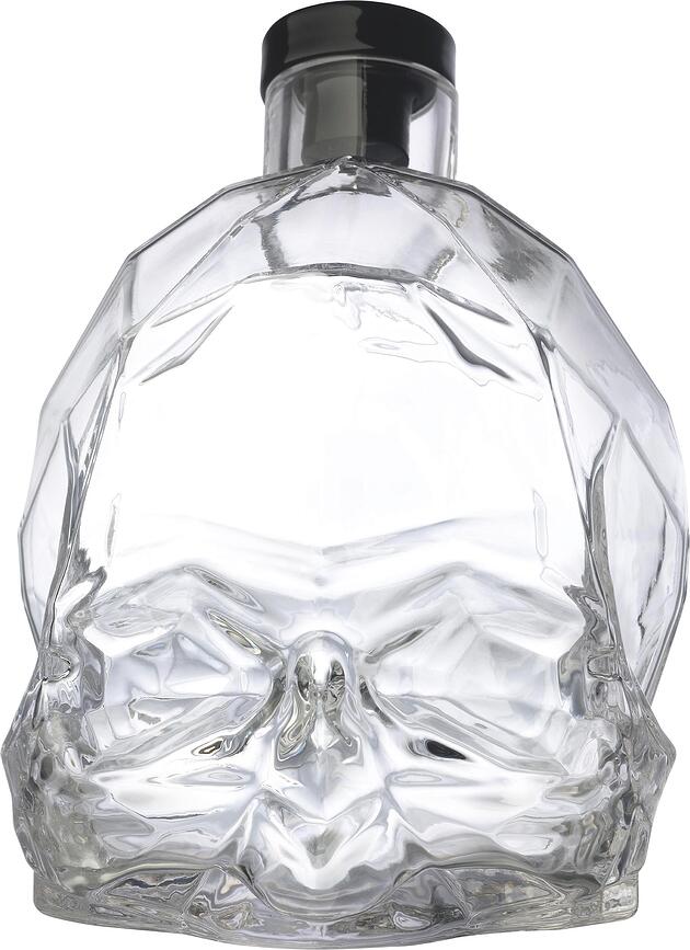 Garrafa para Whisky Memento Mori, diseño calavera