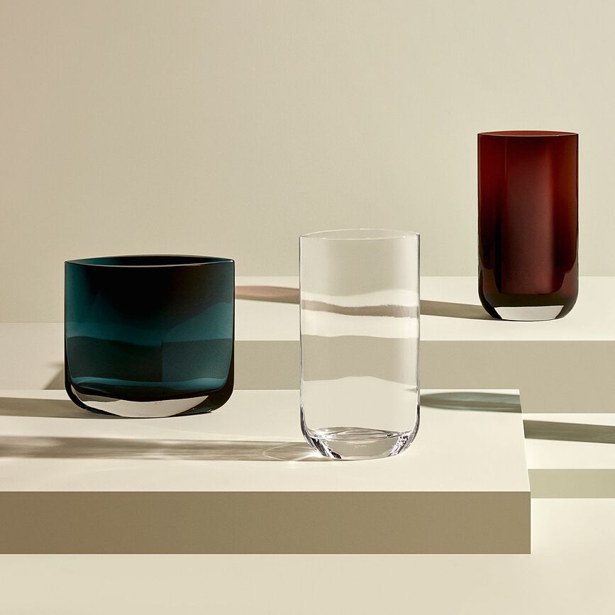 Jarrón Blade transparente, 20 cm