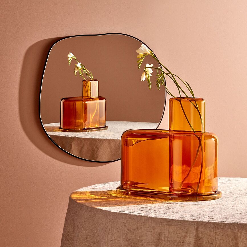 Jarrón Layers, ahumado, talla S