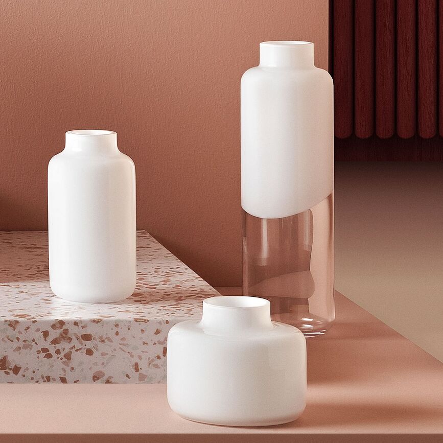 Jarrón Mini Magnolia, azul