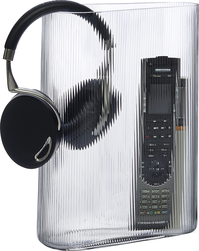 Jarrón Mist, 29 cm, marino