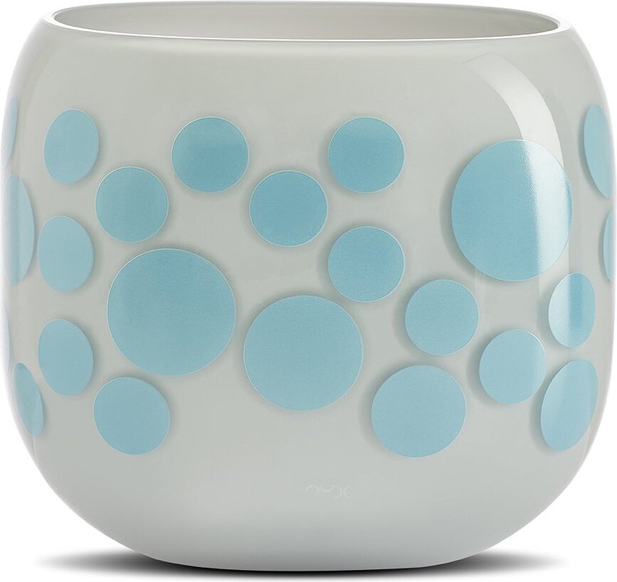 Jarrón Mono Box Iris Apfel, M, azul