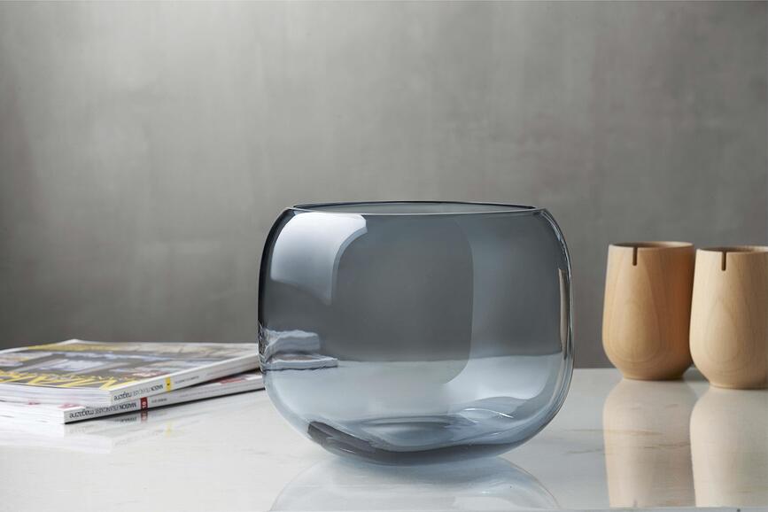 Jarrón Mono Box M, transparente