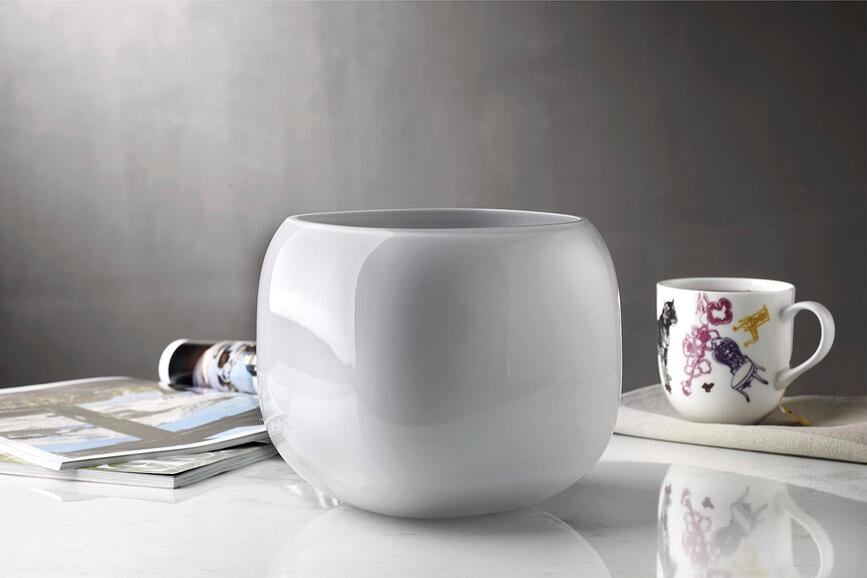 Jarrón Mono Box M, transparente