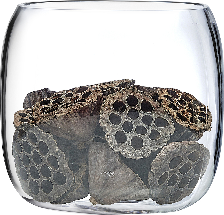 Jarrón Mono Box L, gris