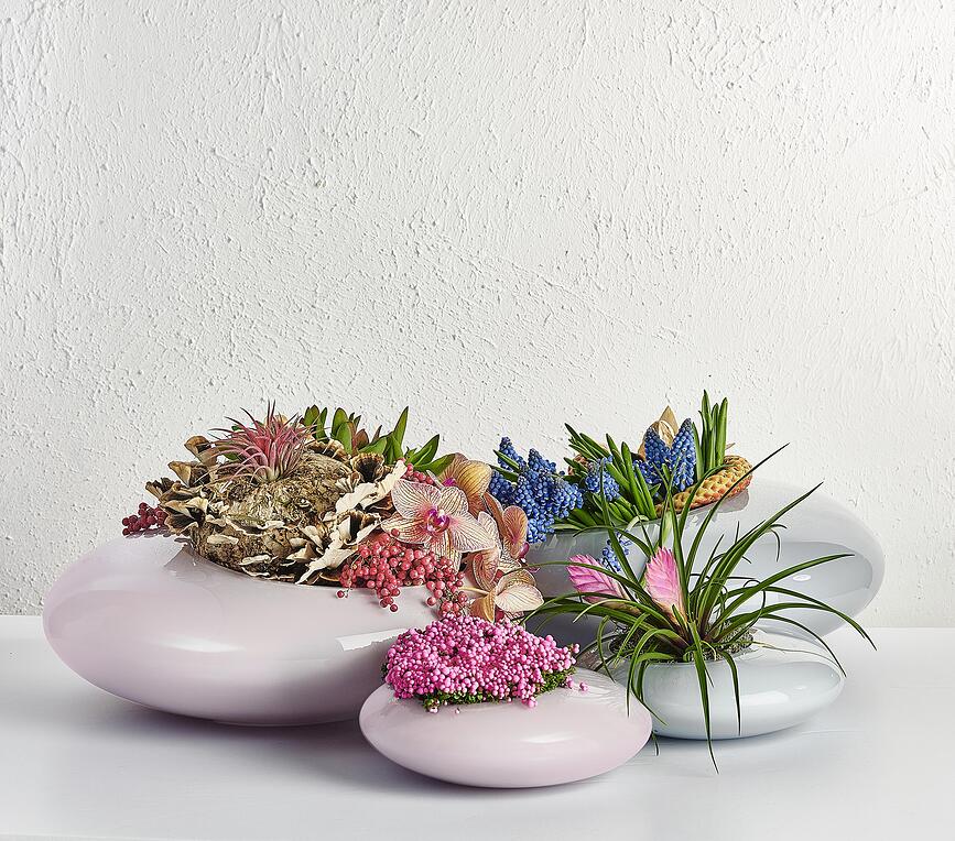 Jarrón Nacre M, rosa