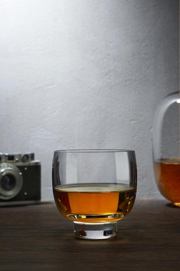 Juego para whisky Malt, con decantador, 2 vasos y cuenco, Set de 4 piezas