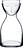 Карафка для води Mr. & Mrs. 850 мл, прозора зі склянкою, 2 ел.