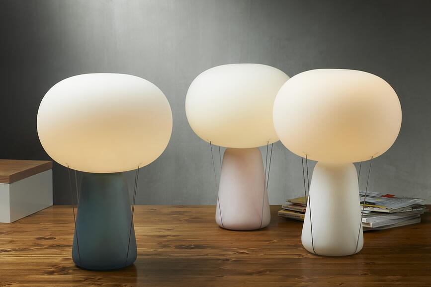 Lámpara de Mesa Blow, azul