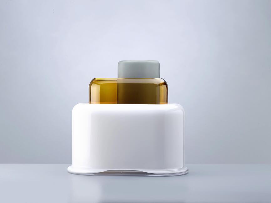 Layers Βάζο L, κεχριμπαρένιο