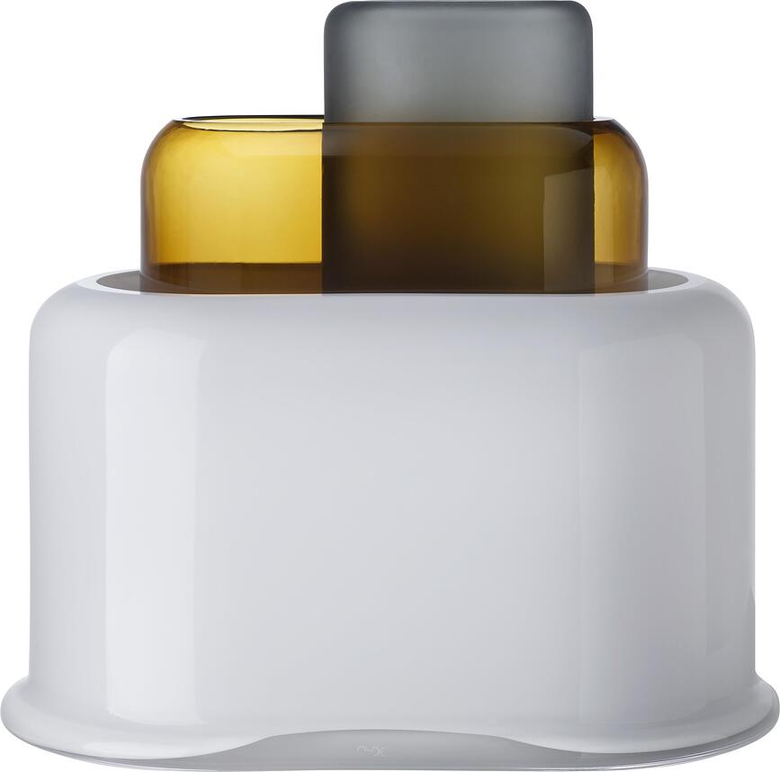 Layers Βάζο L, κεχριμπαρένιο