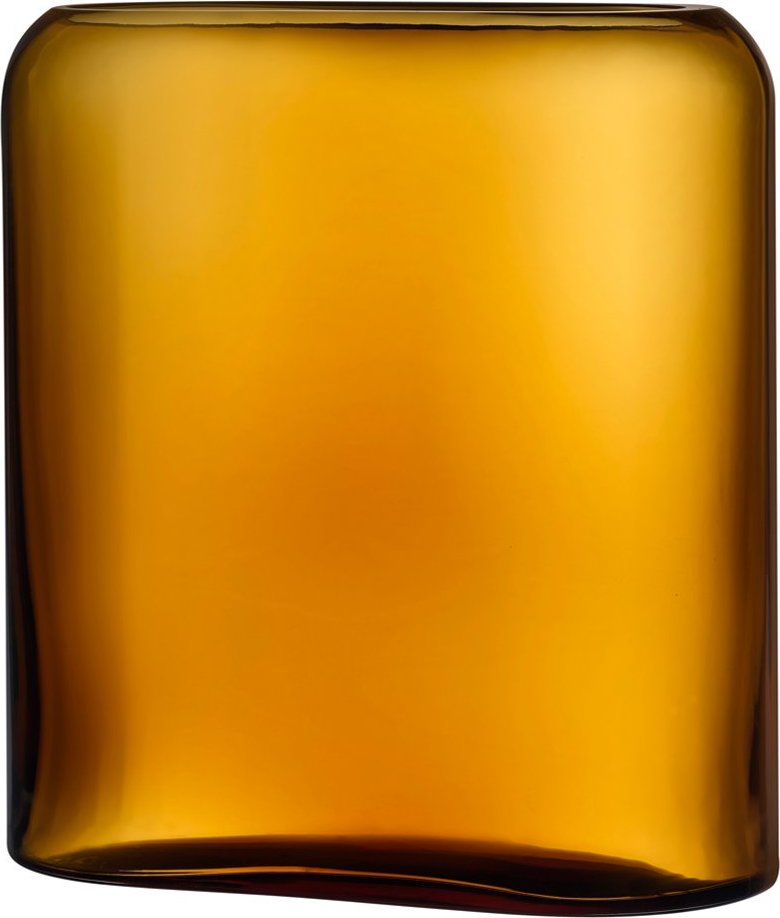 Layers Vase M bernsteinfarben