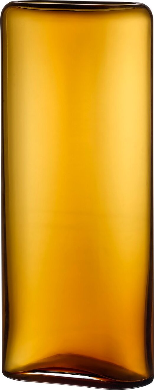Layers Vase S bernsteinfarben