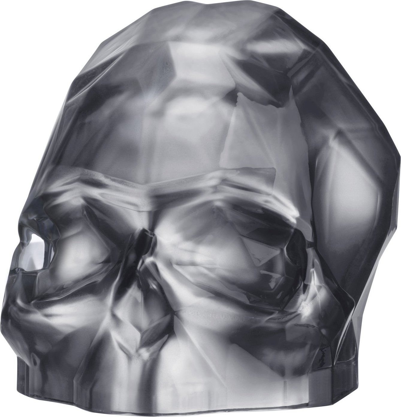 Memento Mori Kleine dekorative Figur L Schädel silberfarben
