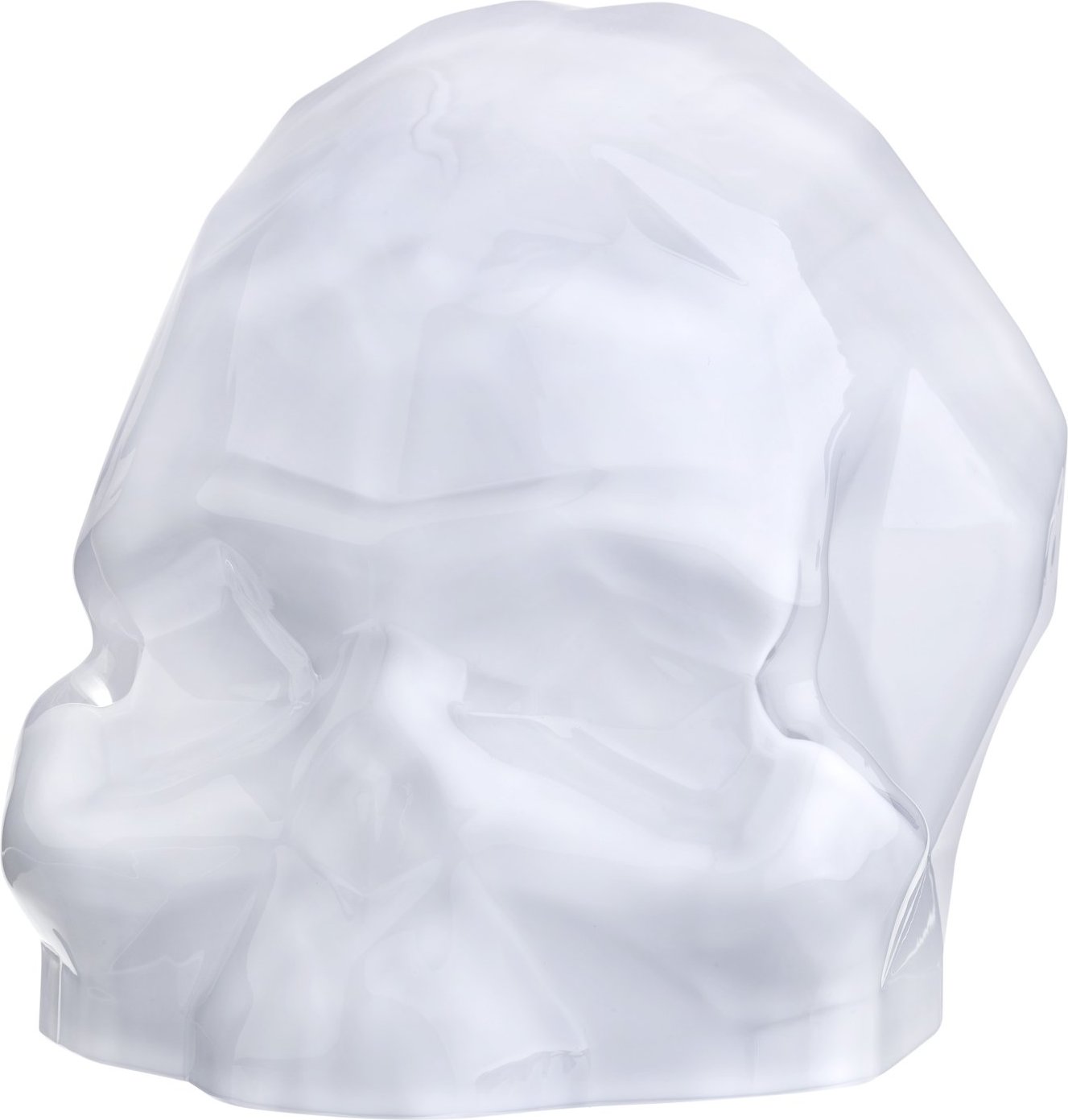 Memento Mori Kleine dekorative Figur L Schädel weiß